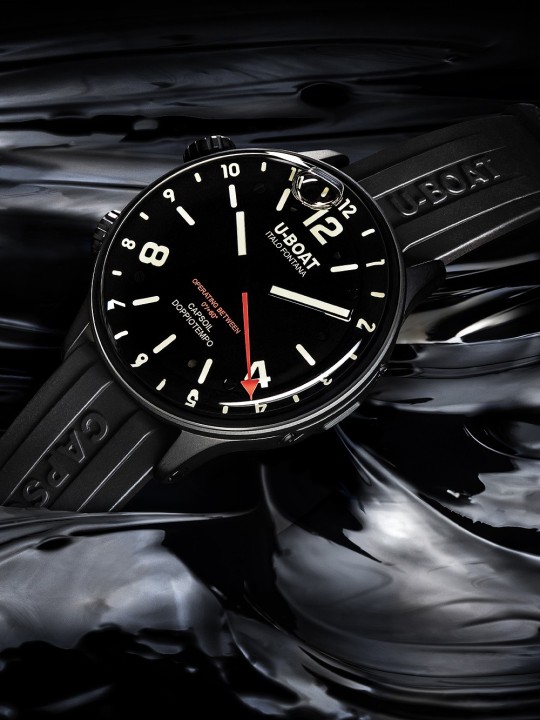 orologio uomo U-Boat 8770/A Capsoil Qs. Doppiotempo DLC 45mm 10ATM