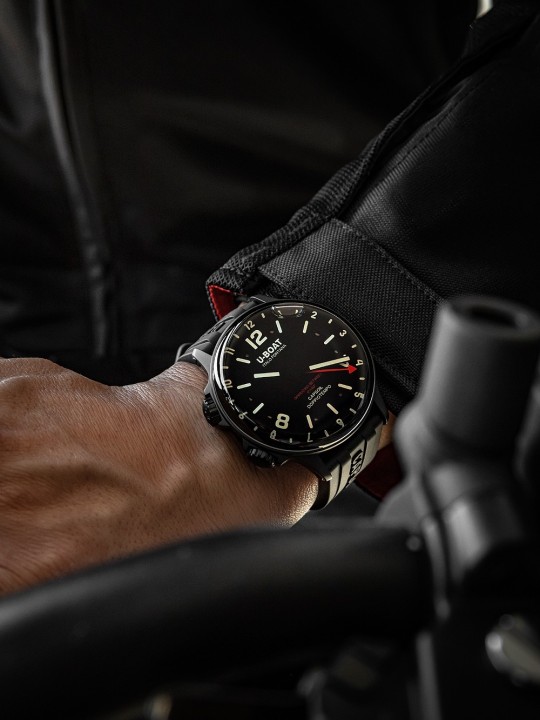 orologio uomo U-Boat 8770/A Capsoil Qs. Doppiotempo DLC 45mm 10ATM