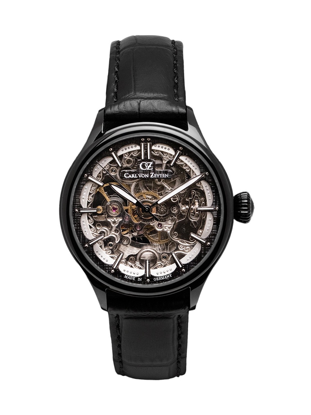 orologio donna Carl von Zeyten CVZ0072BBKS Horbach automatic 38mm 3ATM
