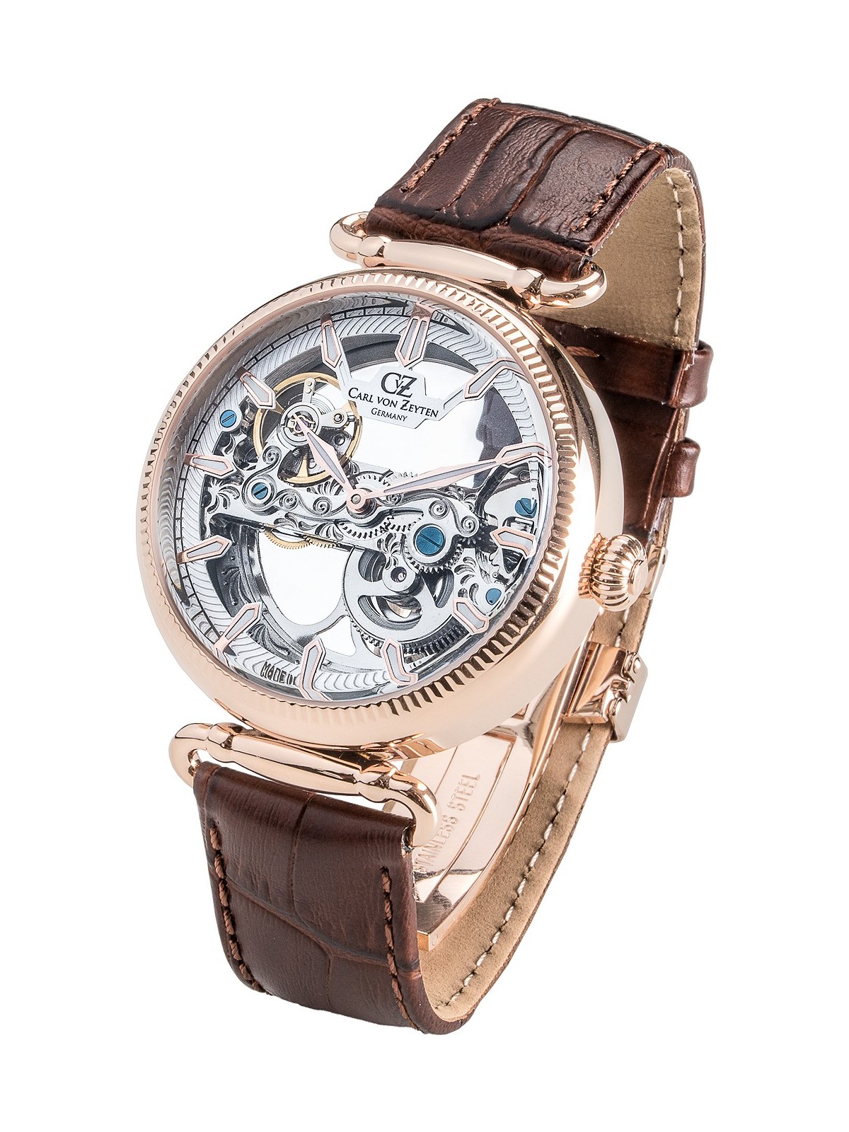 orologio uomo Carl von Zeyten CVZ0031RWHS Elzach automatic 42mm 5ATM