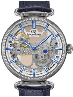 orologio uomo Carl von Zeyten CVZ0031WHS Elzach automatic 42mm 5ATM