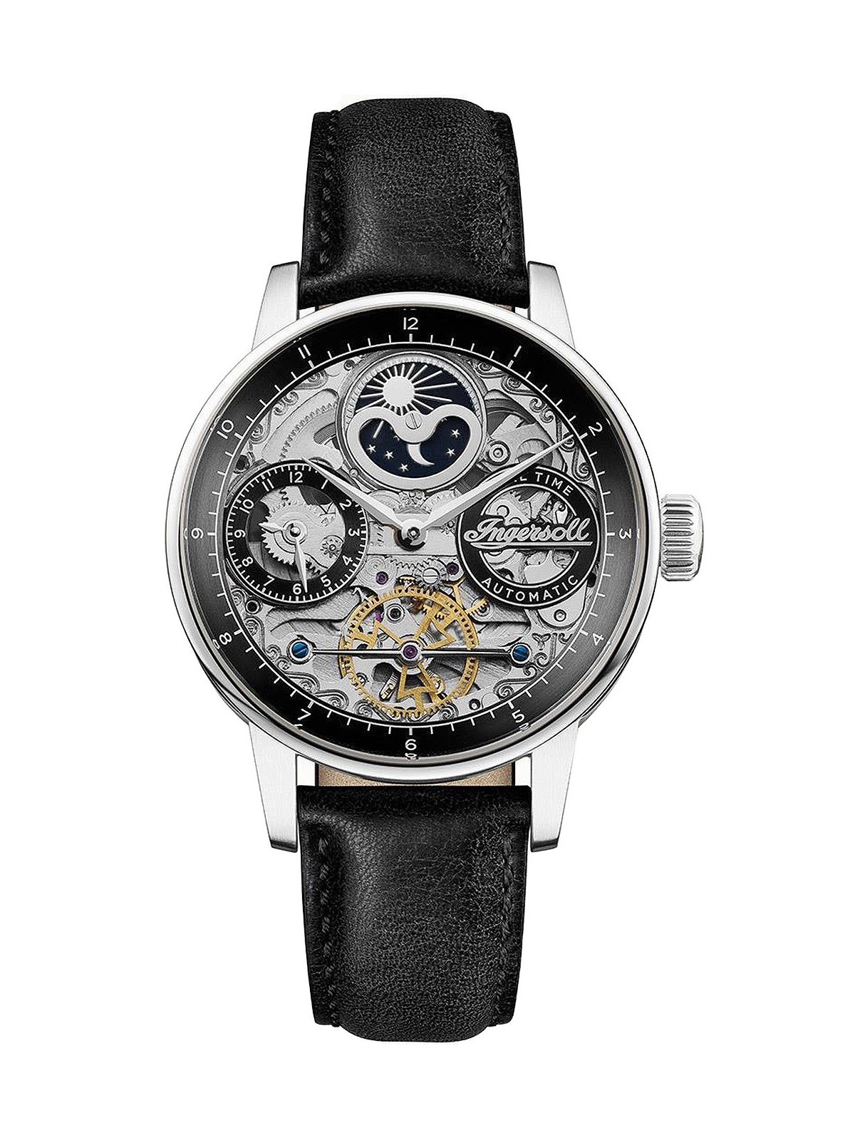 orologio uomo Ingersoll I07701 The Jazz automatic 42mm 5ATM