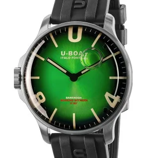 orologio uomo U-Boat 8702/E Darkmoon Green SS Soleil 44mm 5ATM
