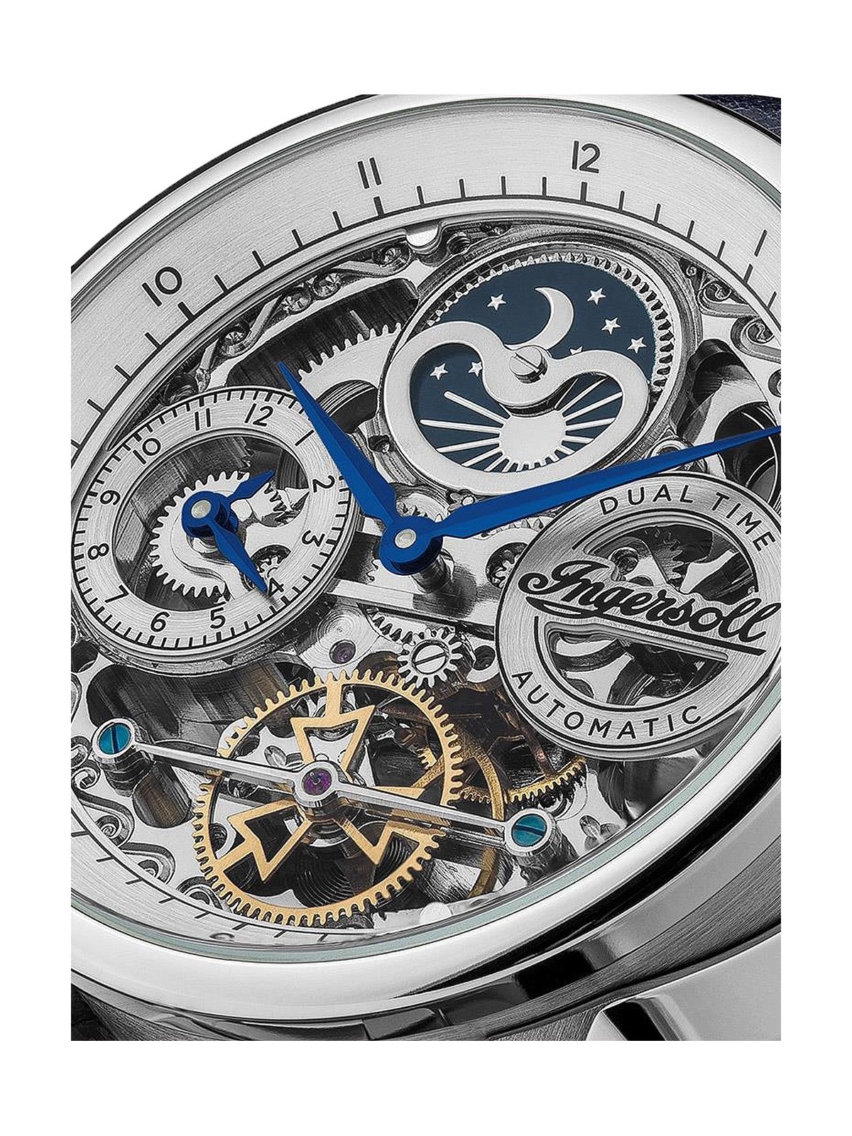 orologio uomo Ingersoll I07702 The Jazz Automatic Mens Watch 42mm 5ATM