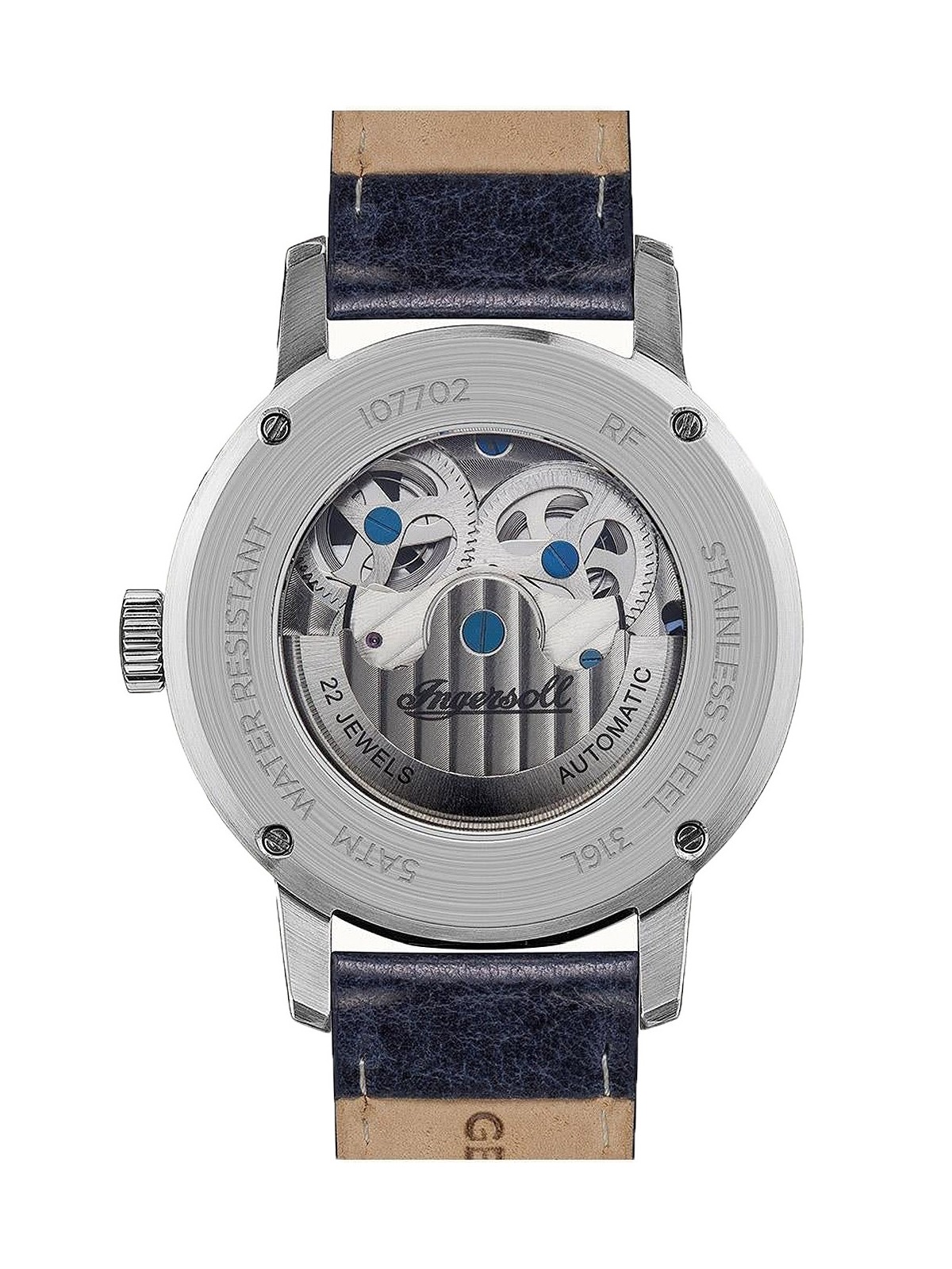 orologio uomo Ingersoll I07702 The Jazz Automatic Mens Watch 42mm 5ATM