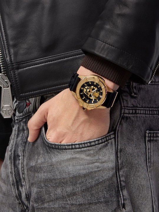 orologio uomo Philipp Plein PWAAA0221 The $kull Mens Watch 44mm 5ATM