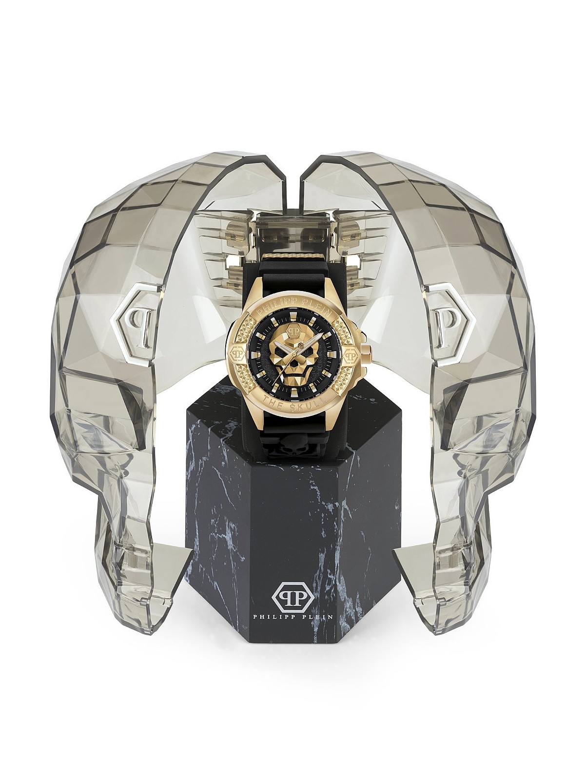 orologio uomo Philipp Plein PWAAA0221 The $kull Mens Watch 44mm 5ATM