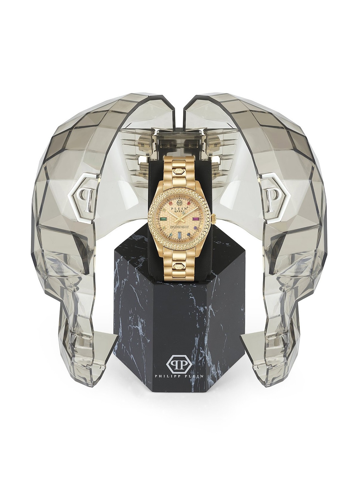 orologio donna Philipp Plein PWDAA0721 Queen Crystal Ladies Watch 36mm 5ATM