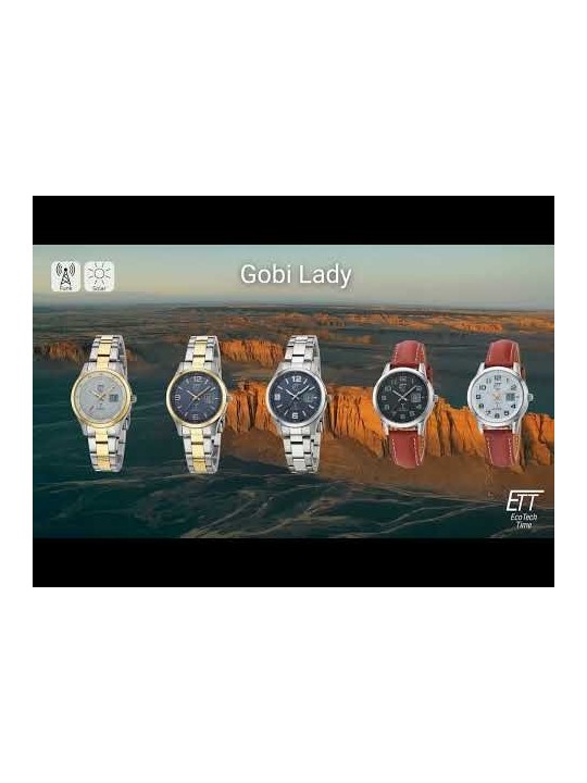 orologio donna ETT ELS-11505-42M solar drive radio controlled Gobi ladies 34mm 5ATM