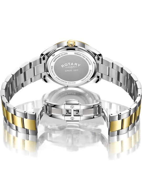 orologio uomo Rotary GB05296/05 Henley GMT men`s 40mm 10ATM