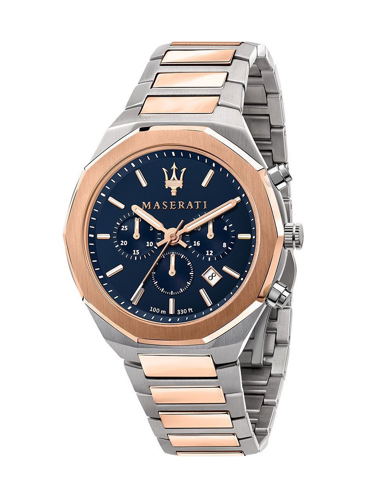 orologio uomo Maserati R8873642002 Stile chrono 45mm 10ATM