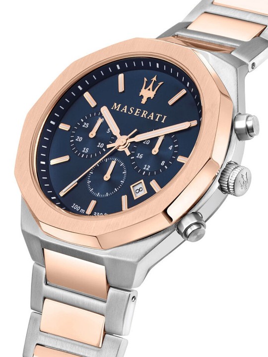 orologio uomo Maserati R8873642002 Stile chrono 45mm 10ATM