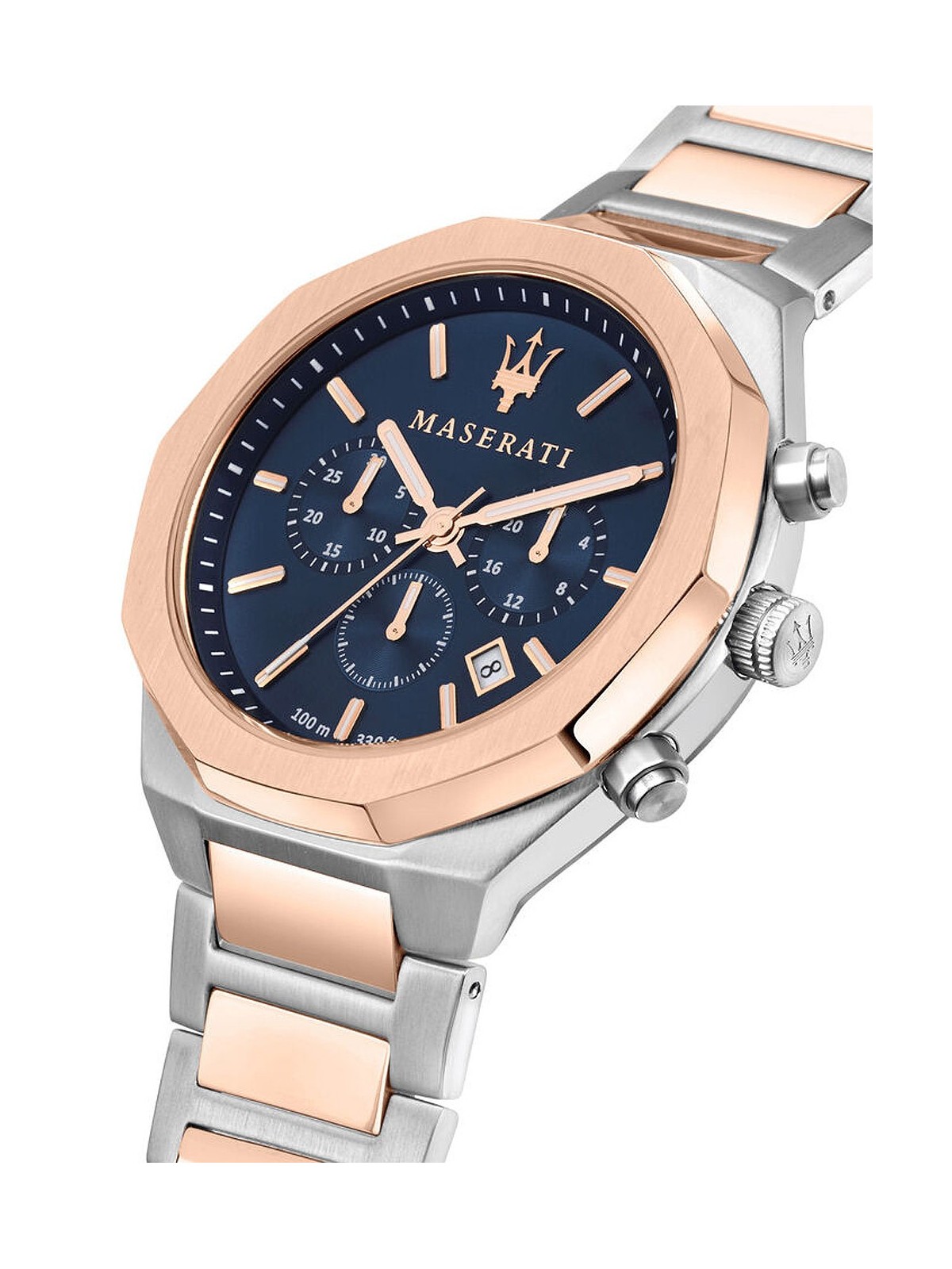 orologio uomo Maserati R8873642002 Stile chrono 45mm 10ATM