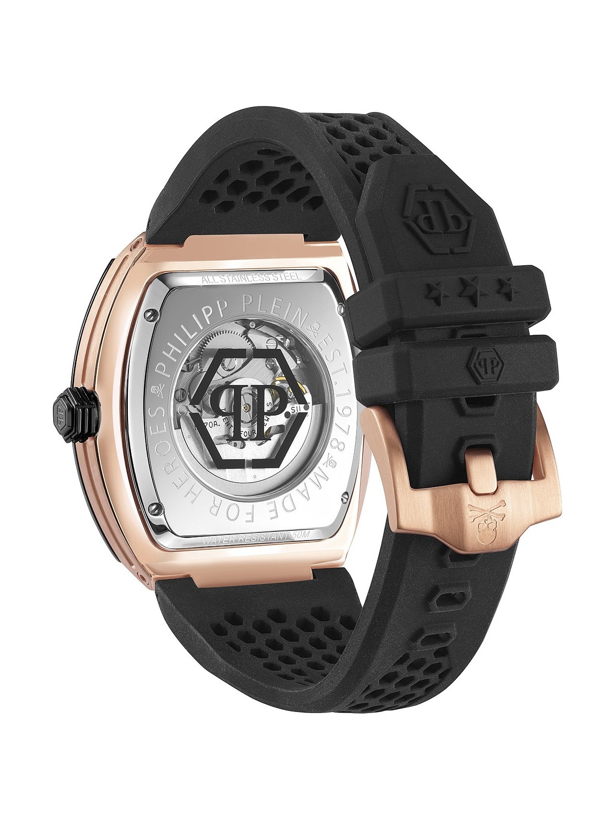 orologio uomo Philipp Plein PWBAA0121 The $keleton automatic 44mm 5ATM