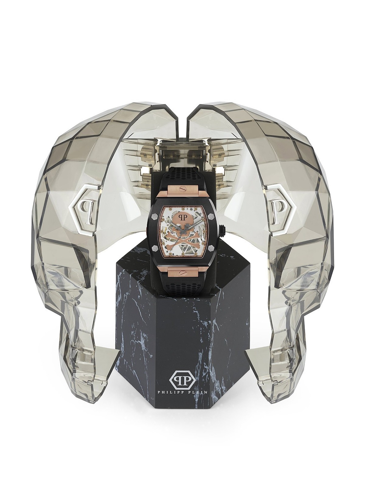 orologio uomo Philipp Plein PWBAA0121 The $keleton automatic 44mm 5ATM