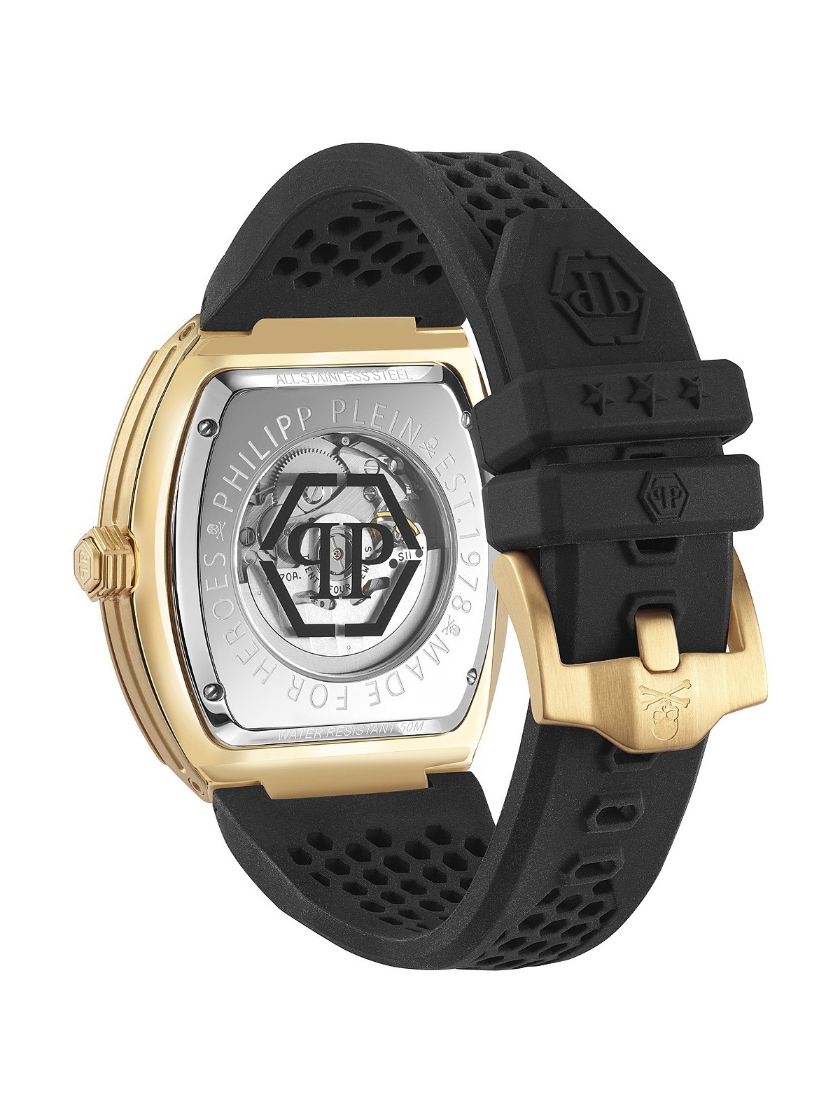 orologio uomo Philipp Plein PWBAA0321 The $keleton automatic 44mm 5ATM