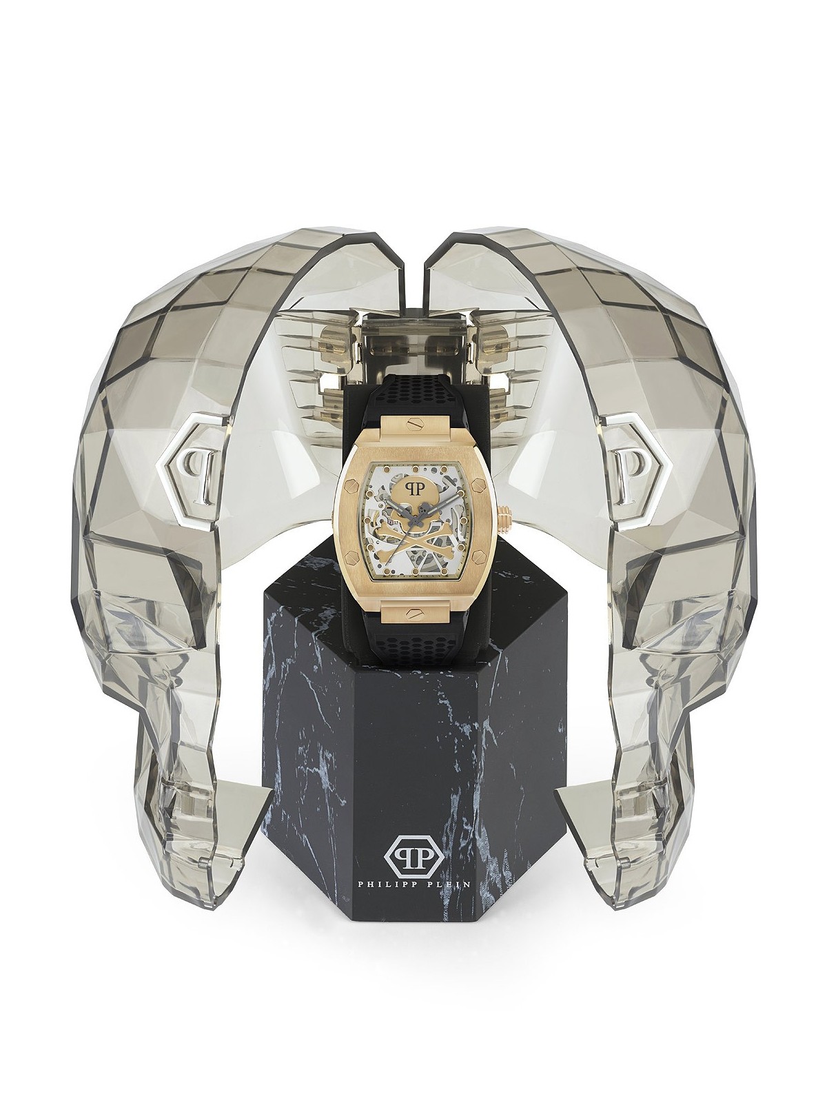 orologio uomo Philipp Plein PWBAA0321 The $keleton automatic 44mm 5ATM