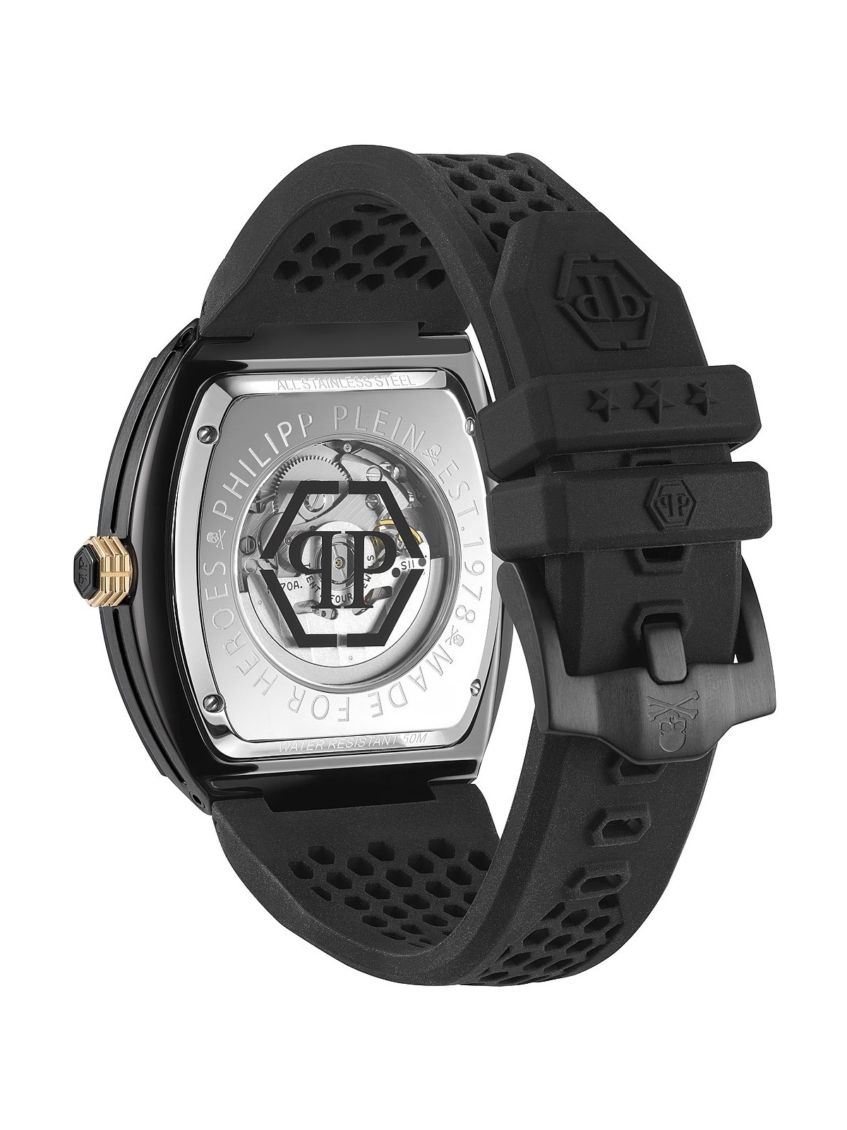 orologio uomo Philipp Plein PWBAA0521 The $keleton automatic 44mm 5ATM