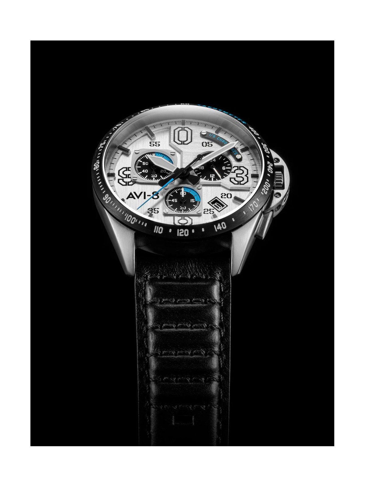 orologio uomo AVI-8 AV-4077-01 P-51 Mustang Chronograph 43mm 5ATM