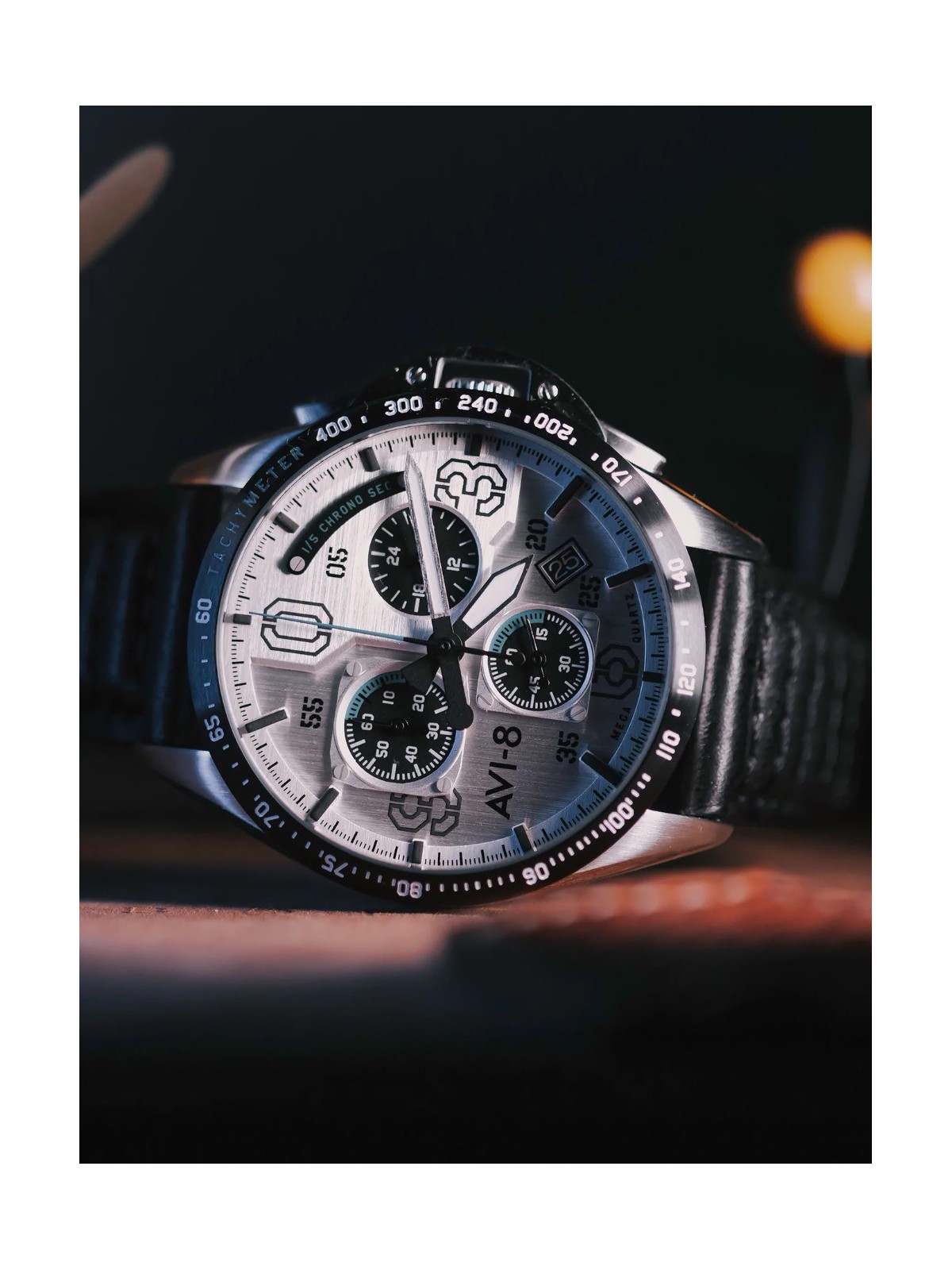 orologio uomo AVI-8 AV-4077-01 P-51 Mustang Chronograph 43mm 5ATM