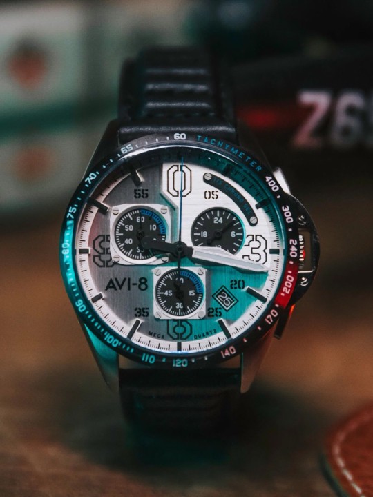 orologio uomo AVI-8 AV-4077-01 P-51 Mustang Chronograph 43mm 5ATM