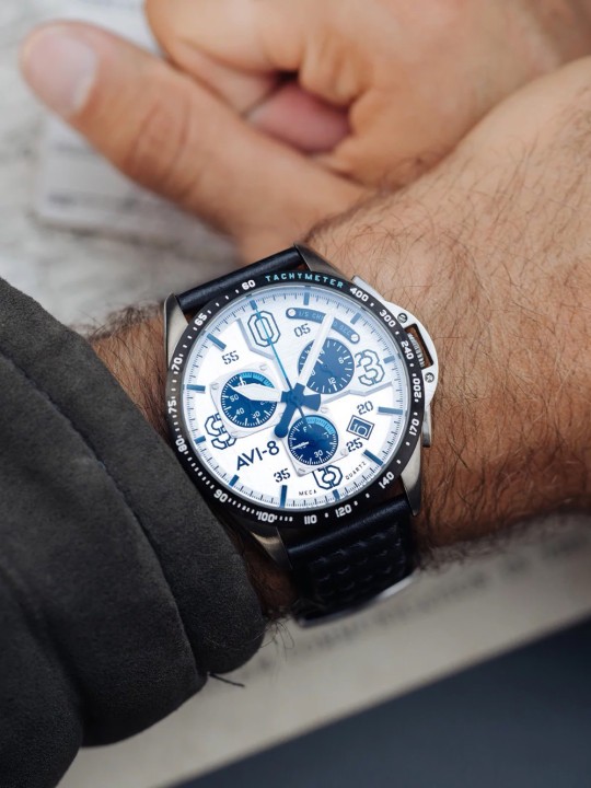 orologio uomo AVI-8 AV-4077-01 P-51 Mustang Chronograph 43mm 5ATM