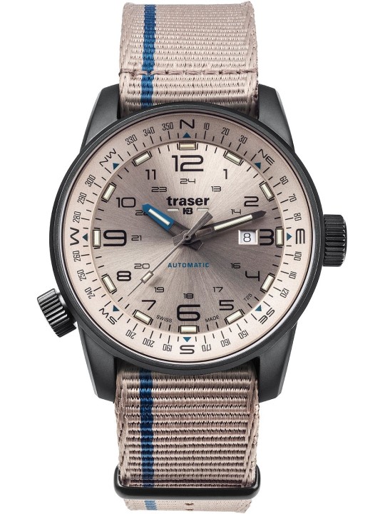 orologio uomo Traser H3 110454 P68 Pathfinder Automatic 46mm 10ATM