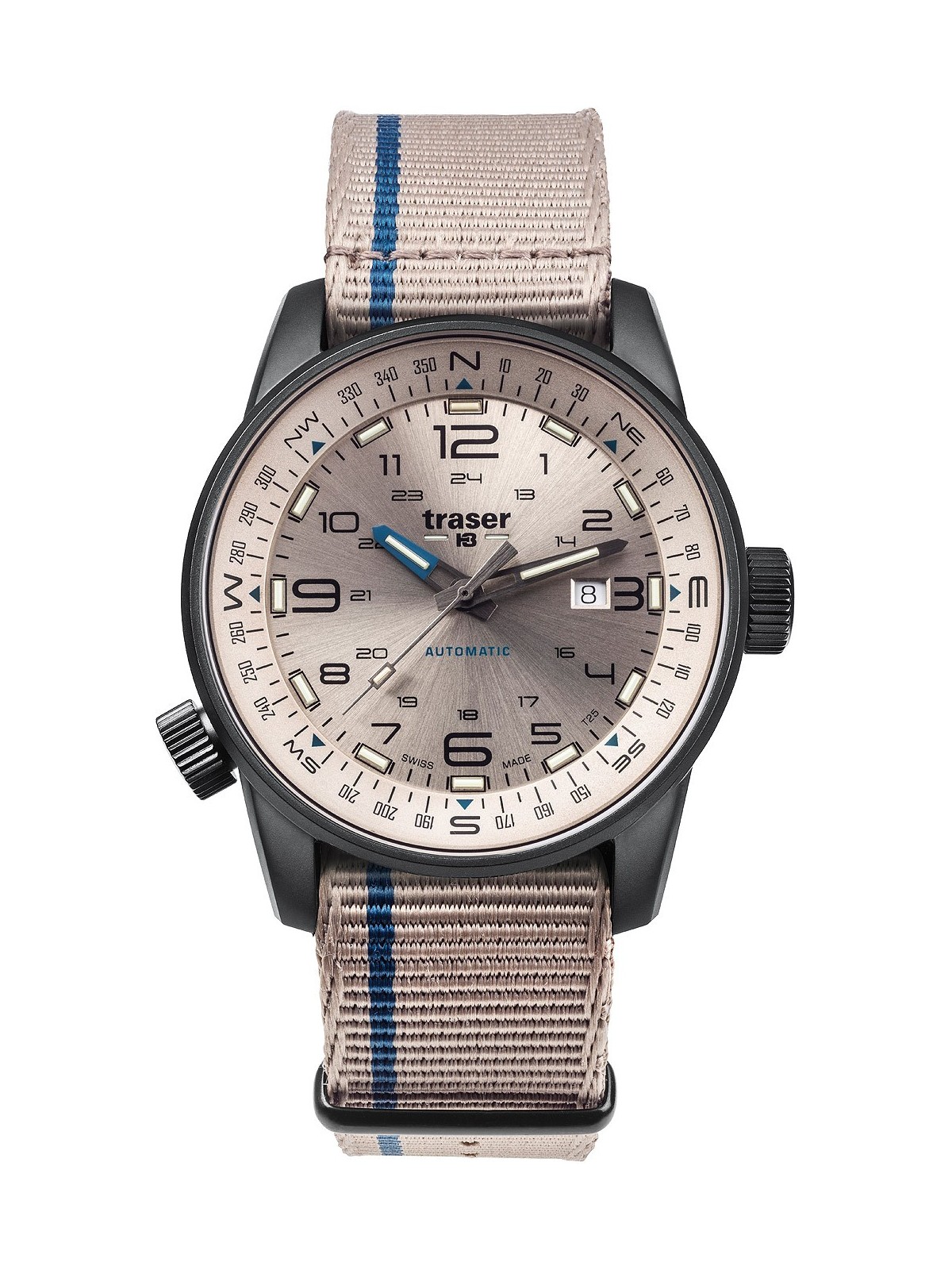 orologio uomo Traser H3 110454 P68 Pathfinder Automatic 46mm 10ATM