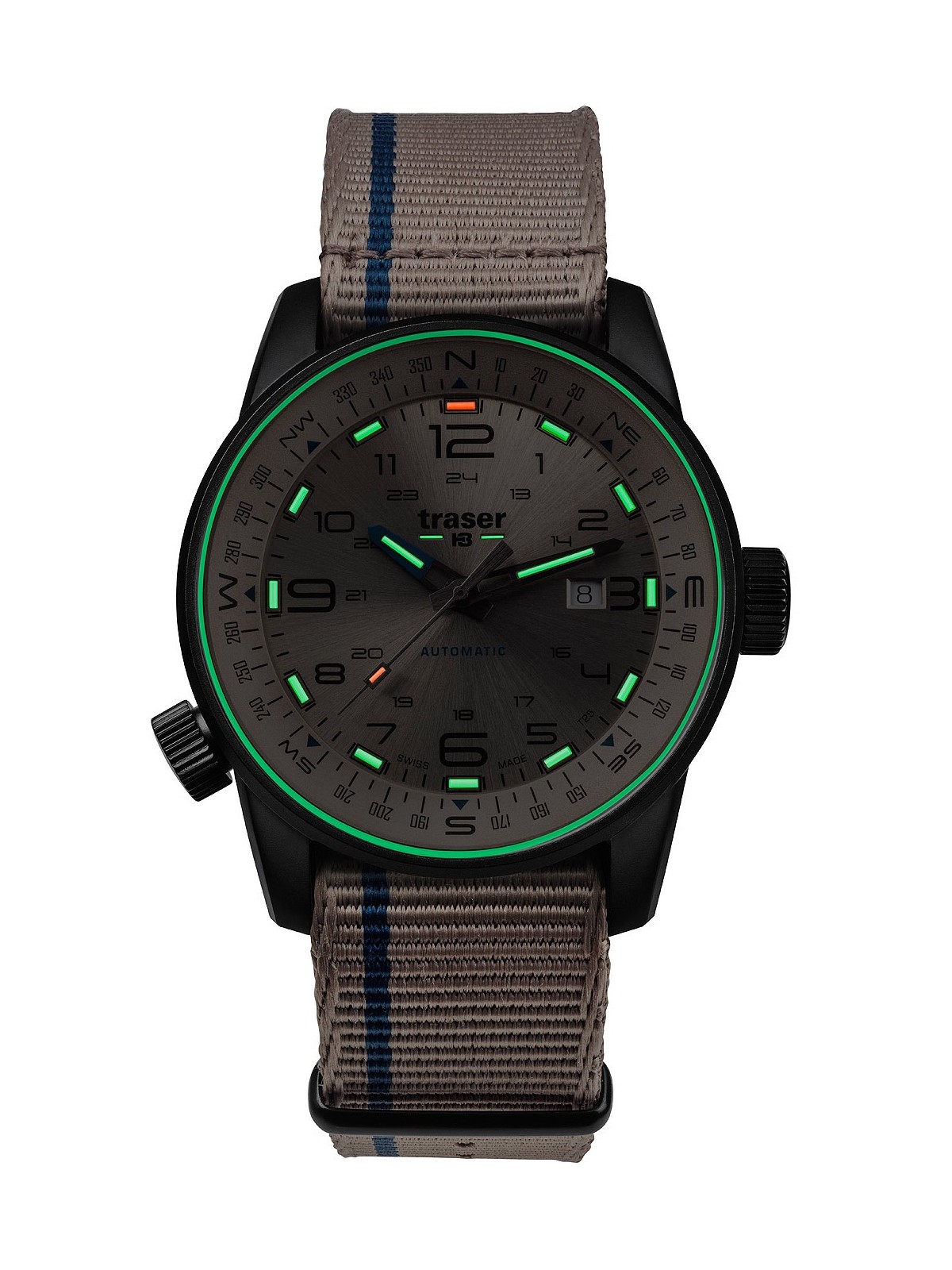 orologio uomo Traser H3 110454 P68 Pathfinder Automatic 46mm 10ATM