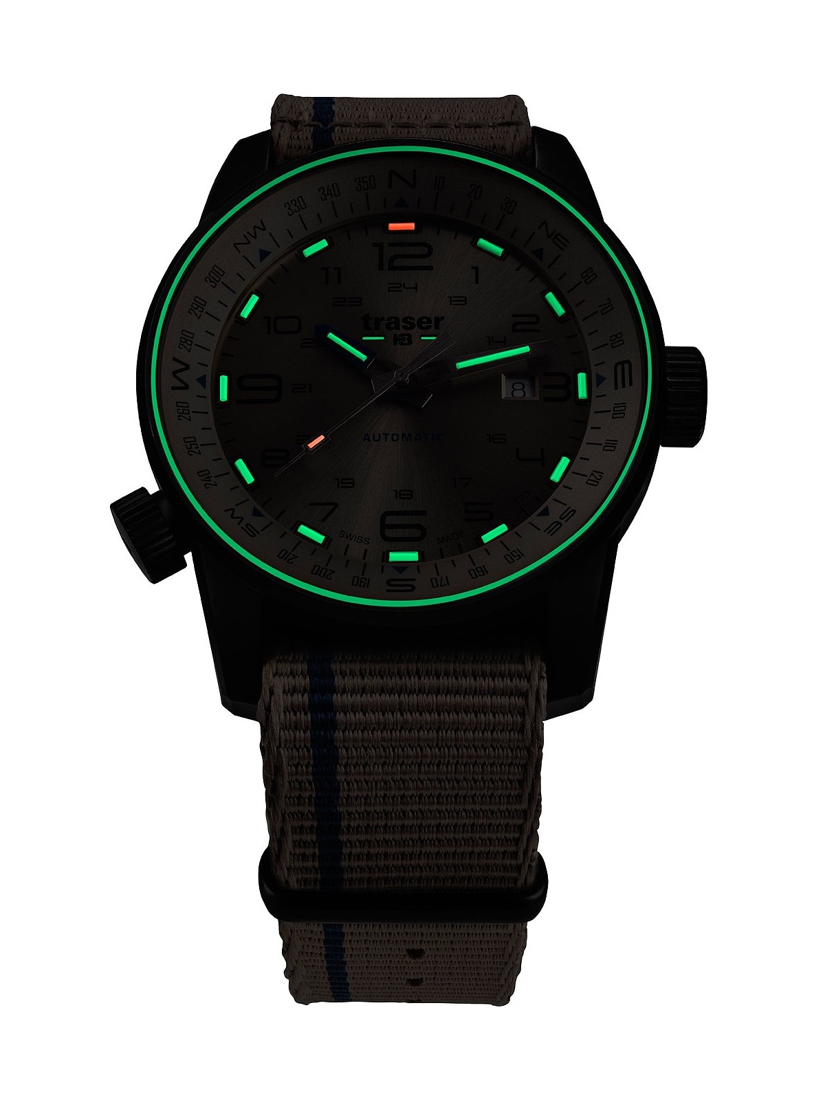 orologio uomo Traser H3 110454 P68 Pathfinder Automatic 46mm 10ATM