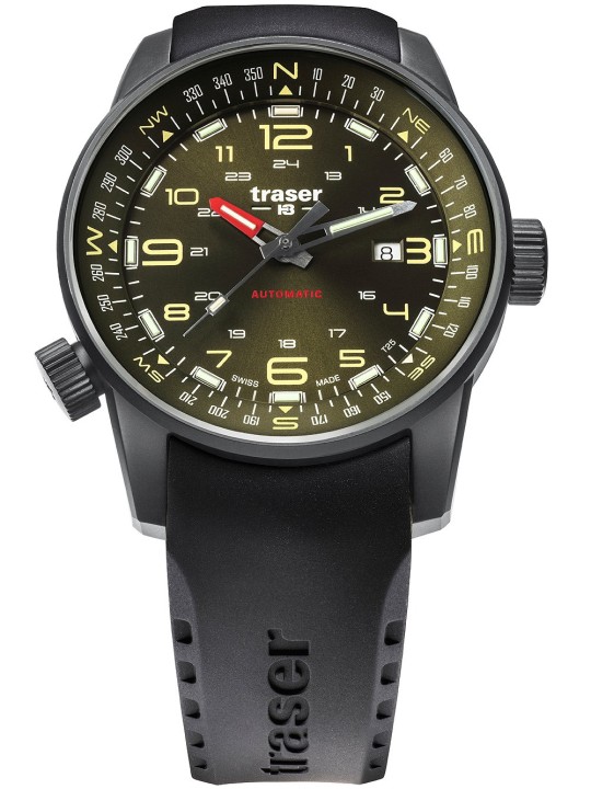 orologio uomo Traser H3 110457 P68 Pathfinder Automatic 46mm 10ATM