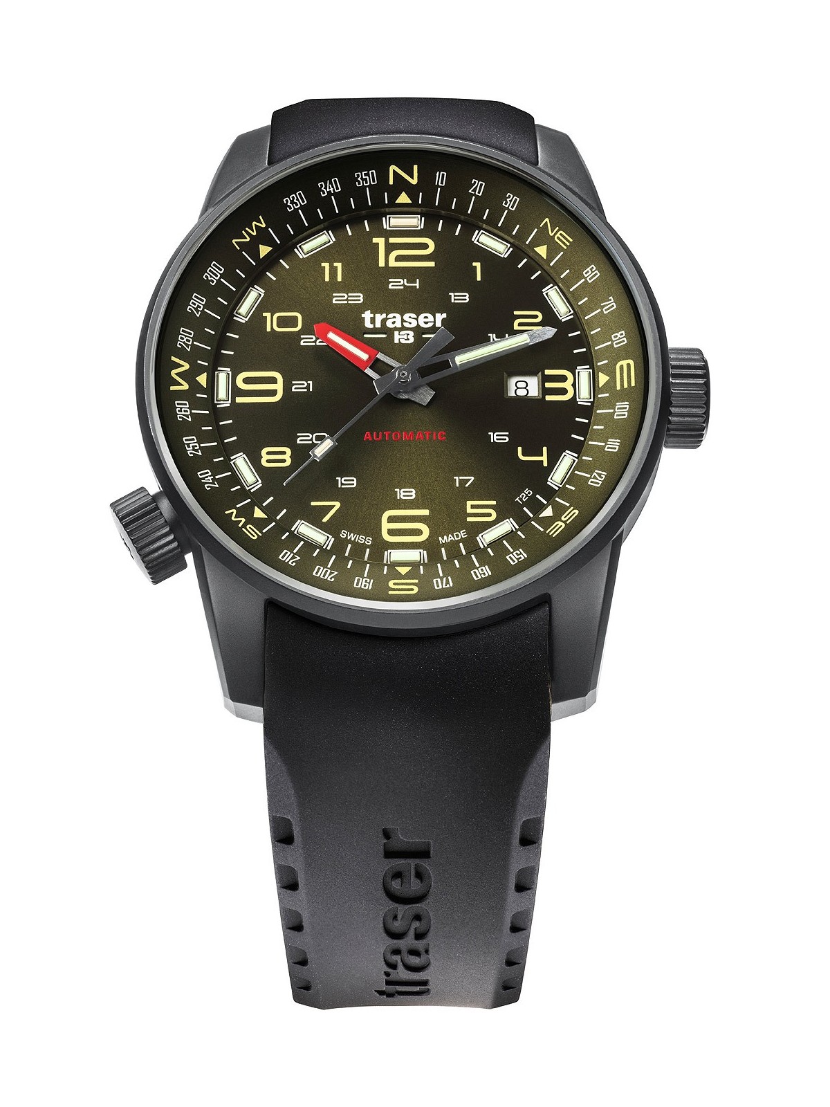 orologio uomo Traser H3 110457 P68 Pathfinder Automatic 46mm 10ATM
