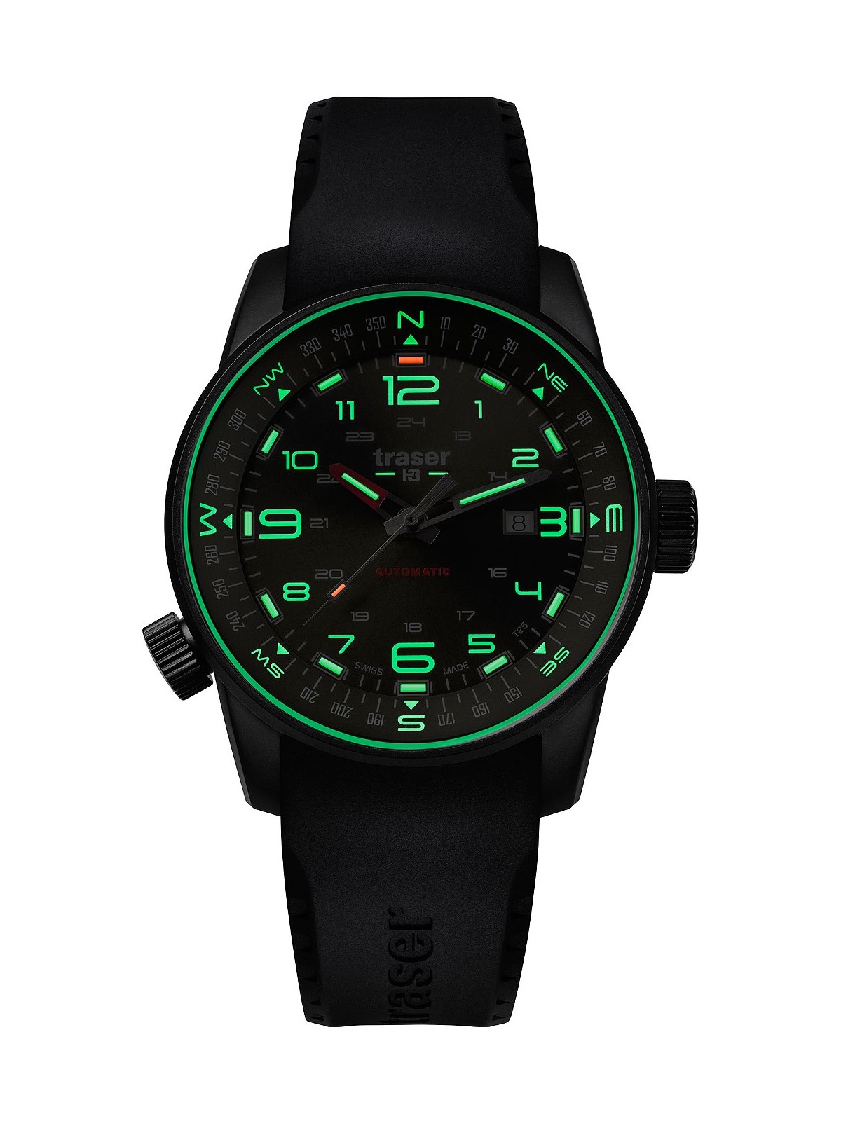orologio uomo Traser H3 110457 P68 Pathfinder Automatic 46mm 10ATM
