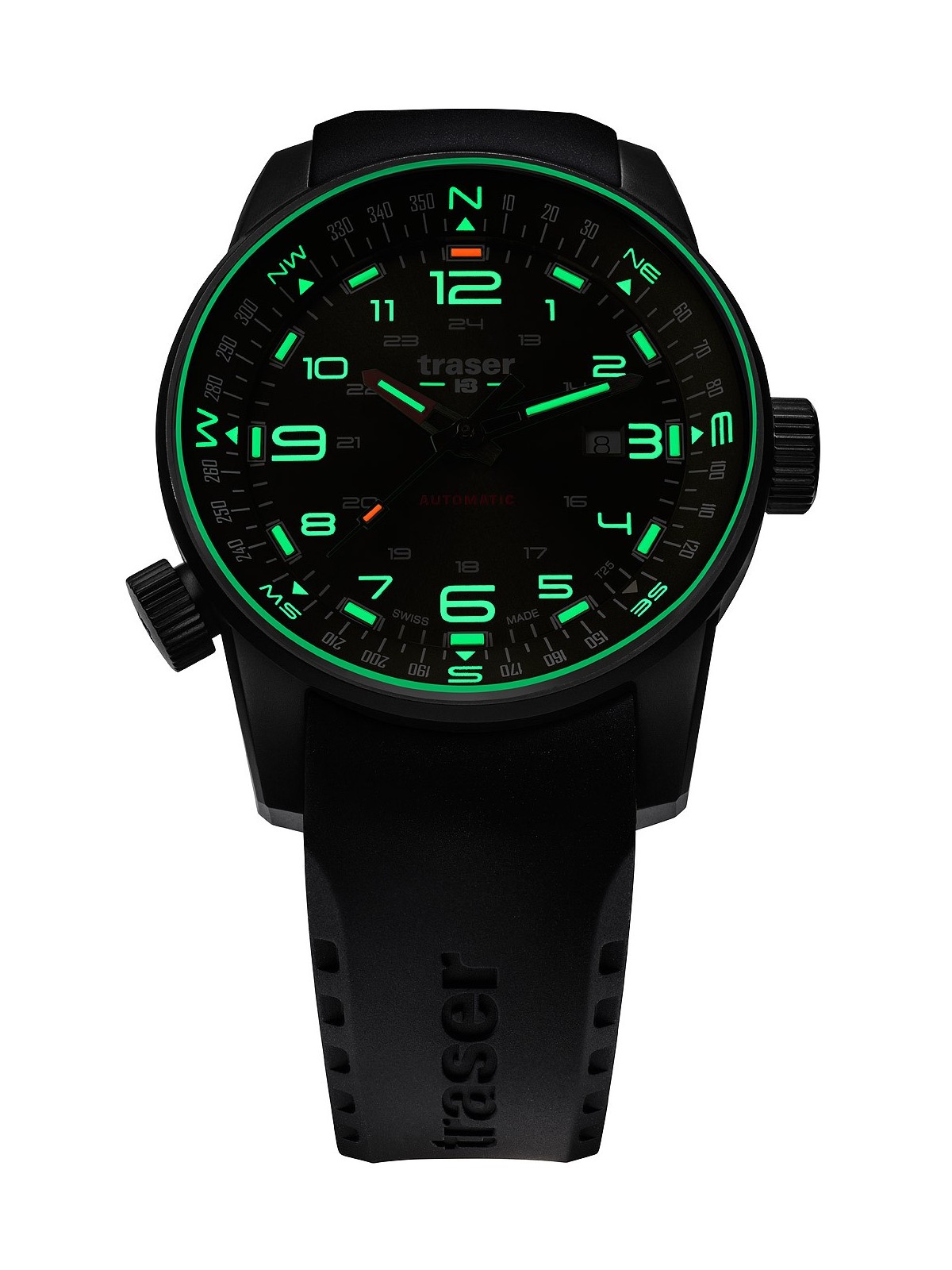 orologio uomo Traser H3 110457 P68 Pathfinder Automatic 46mm 10ATM