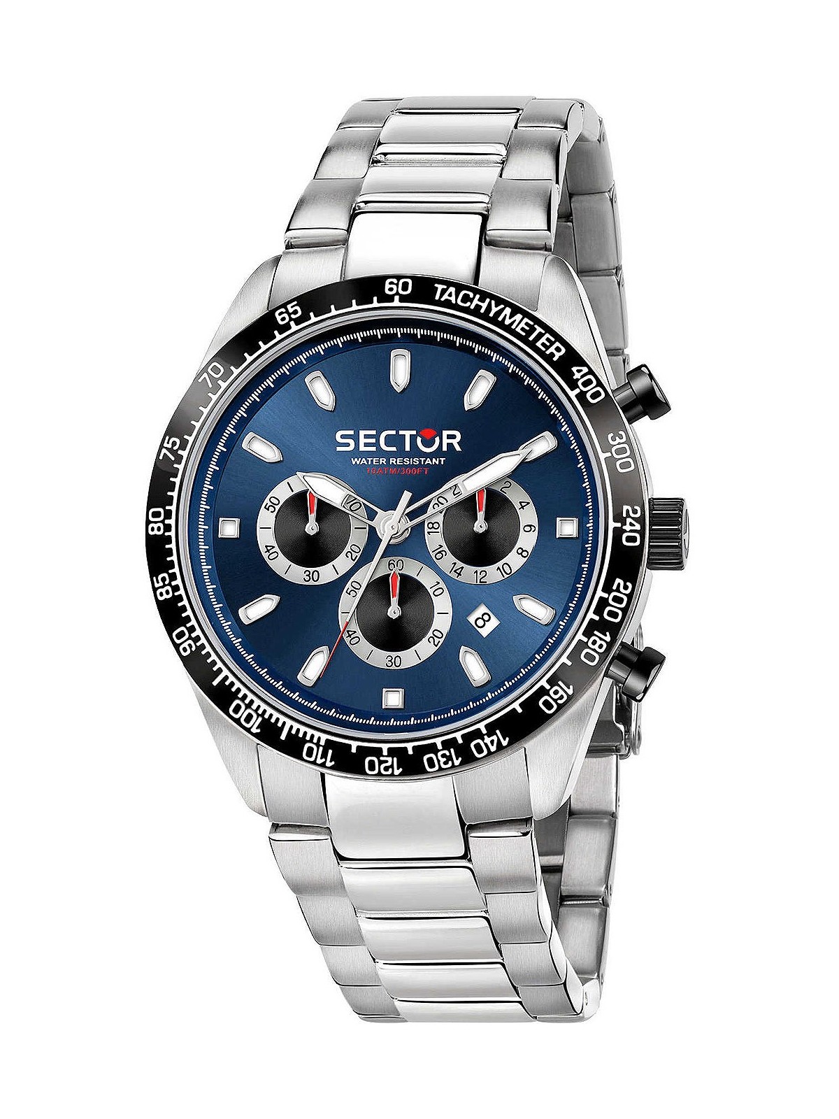 orologio uomo Sector R3273786014 series 245 Chronograph Mens Watch 45mm 10ATM
