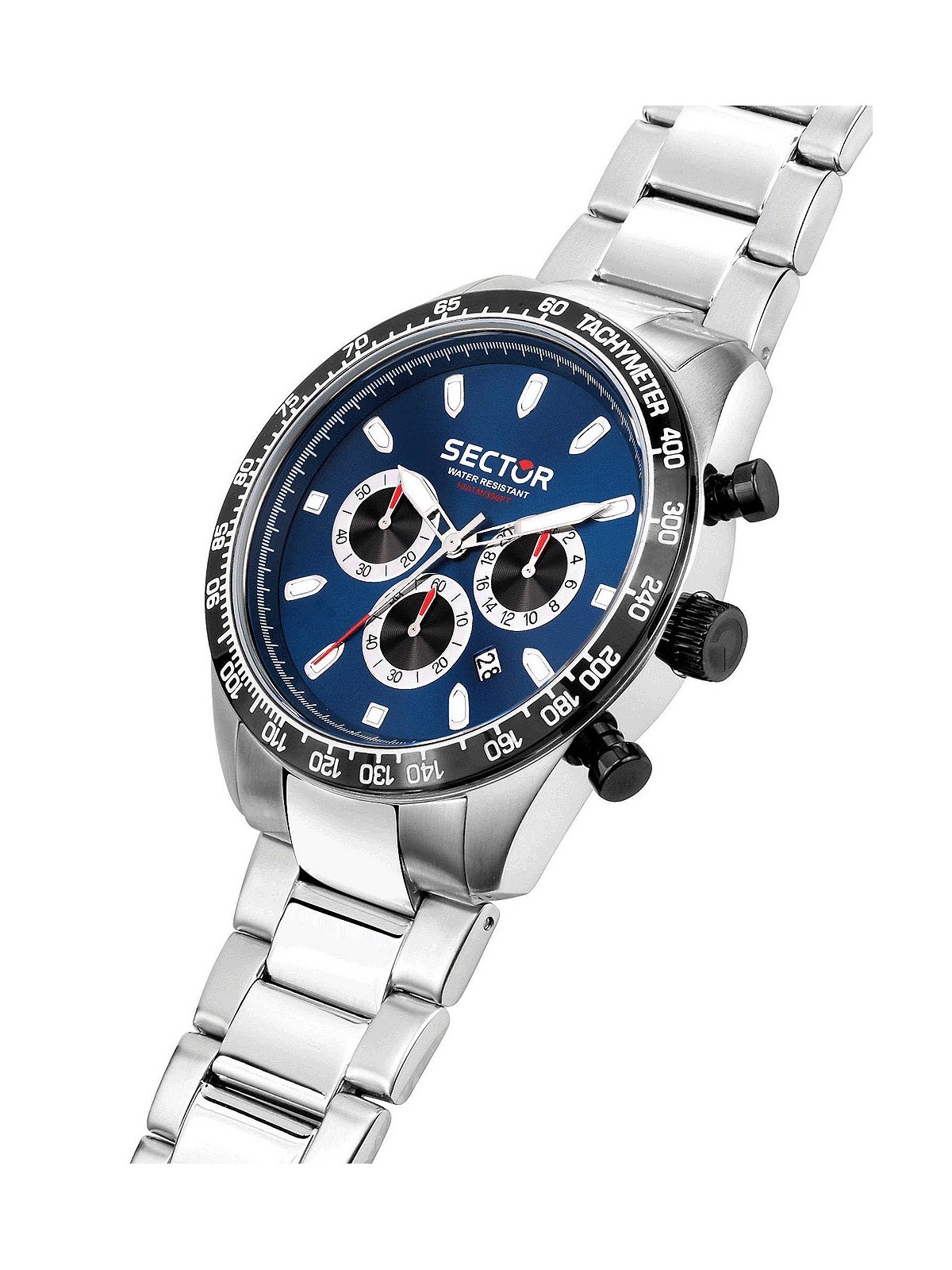 orologio uomo Sector R3273786014 series 245 Chronograph Mens Watch 45mm 10ATM