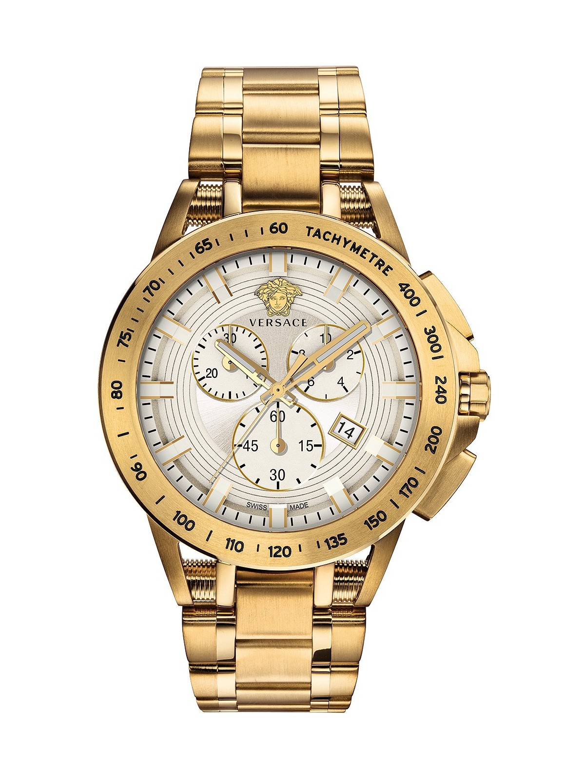 orologio uomo Versace VE3E00721 New Sport Tech Chronograph Mens Watch 45mm 10ATM