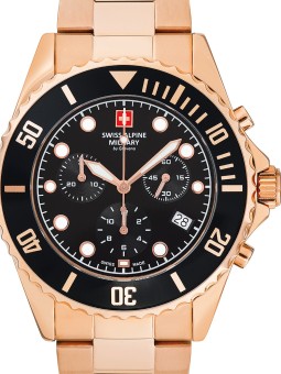 orologio uomo Swiss Alpine Military 7053.9167 Chronograph Mens Watch 42mm 10ATM