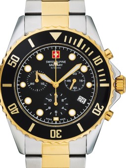 orologio uomo Swiss Alpine Military 7053.9147 Chronograph Mens Watch 42mm 10ATM