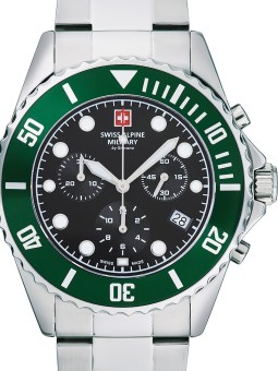 orologio uomo Swiss Alpine Military 7053.9133 chronograph mens watch 42mm 10ATM