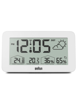 sveglia Braun BC13WP-DCF digital radio alarm clock w. weather station