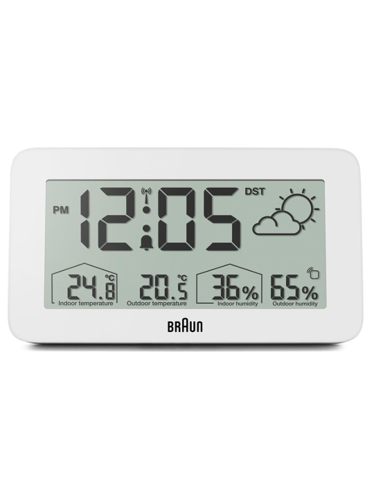 sveglia Braun BC13WP-DCF digital radio alarm clock w. weather station