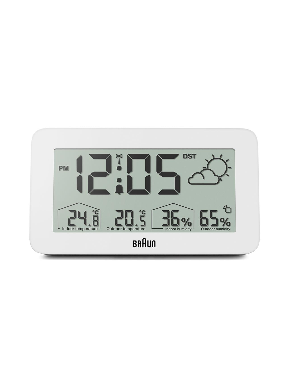 sveglia Braun BC13WP-DCF digital radio alarm clock w. weather station
