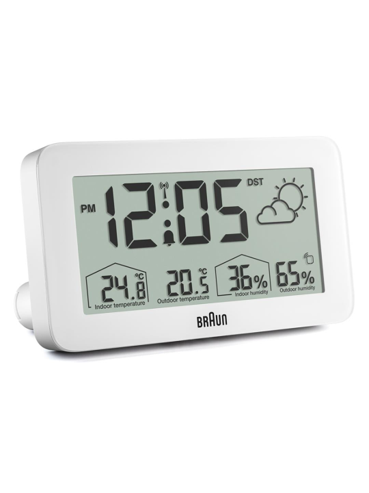 sveglia Braun BC13WP-DCF digital radio alarm clock w. weather station