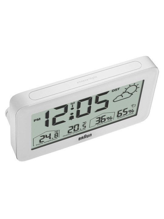 sveglia Braun BC13WP-DCF digital radio alarm clock w. weather station