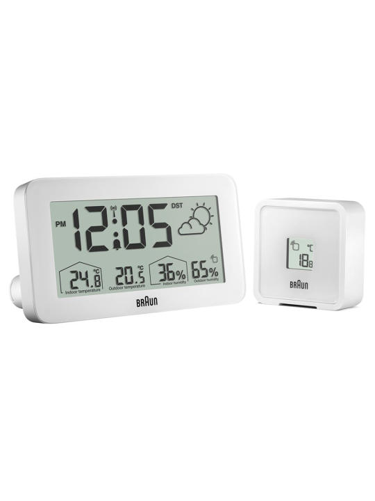 sveglia Braun BC13WP-DCF digital radio alarm clock w. weather station