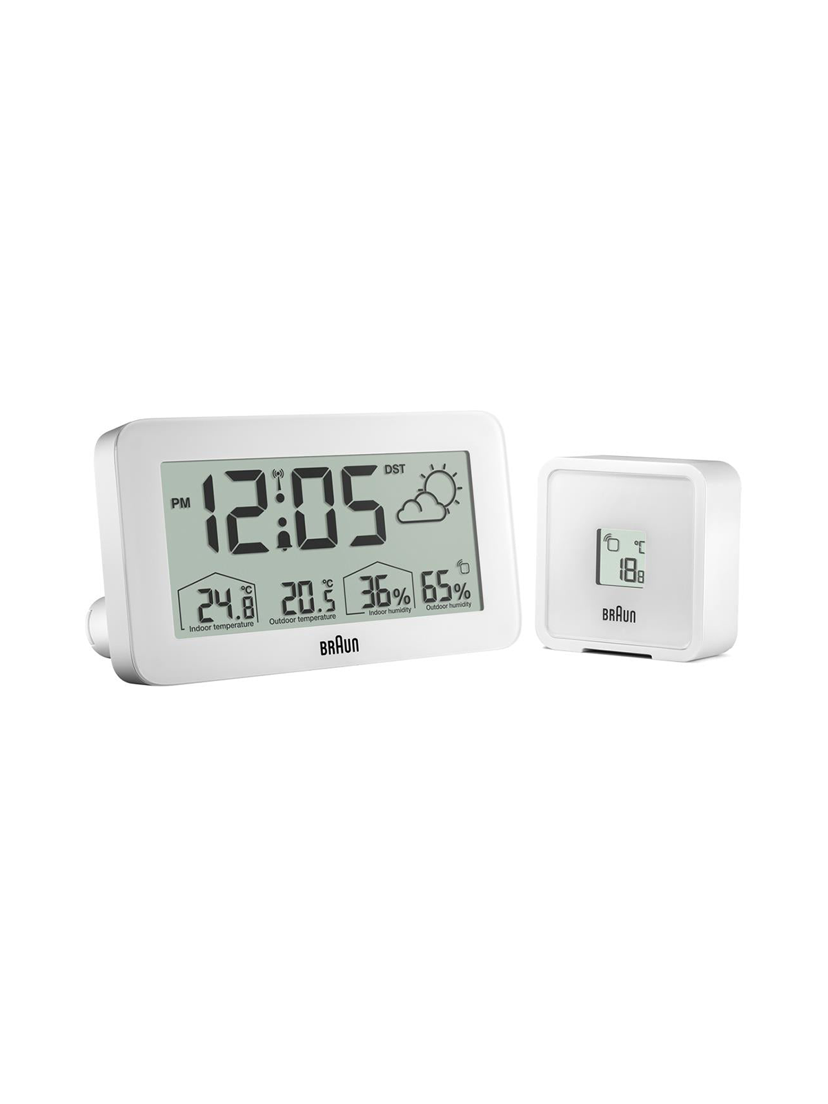 sveglia Braun BC13WP-DCF digital radio alarm clock w. weather station
