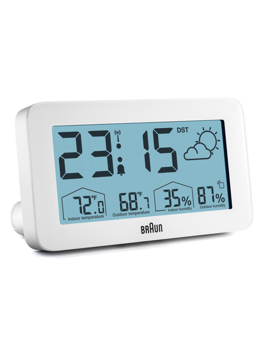 sveglia Braun BC13WP-DCF digital radio alarm clock w. weather station