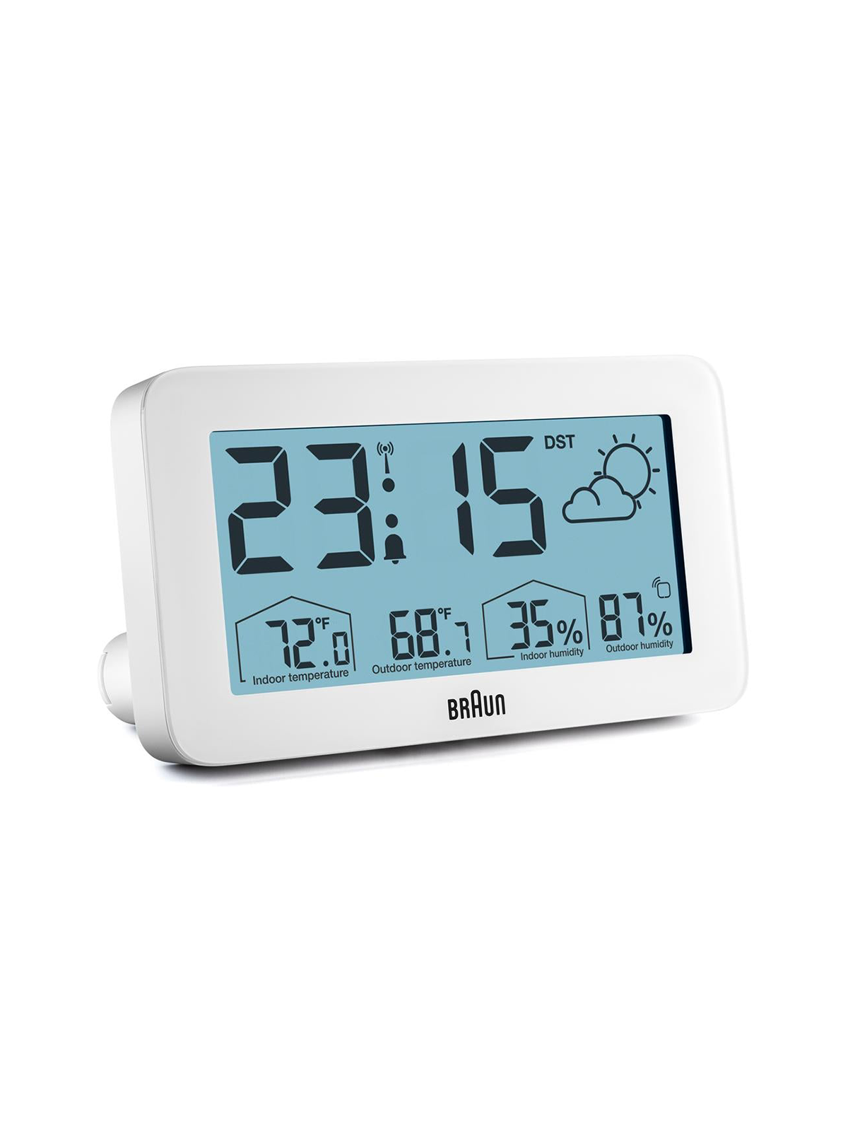 sveglia Braun BC13WP-DCF digital radio alarm clock w. weather station