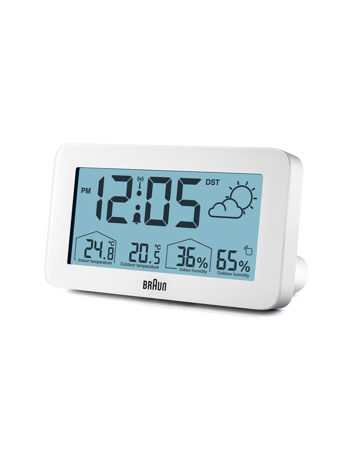 sveglia Braun BC13WP-DCF digital radio alarm clock w. weather station